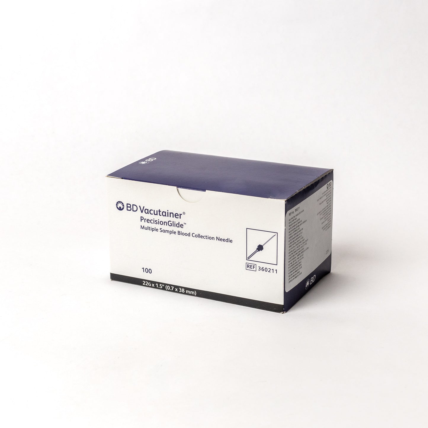 BD VACUTAINER - AGUJA NEGRA TOMA MULTIPLE 22Gx38mm C/100