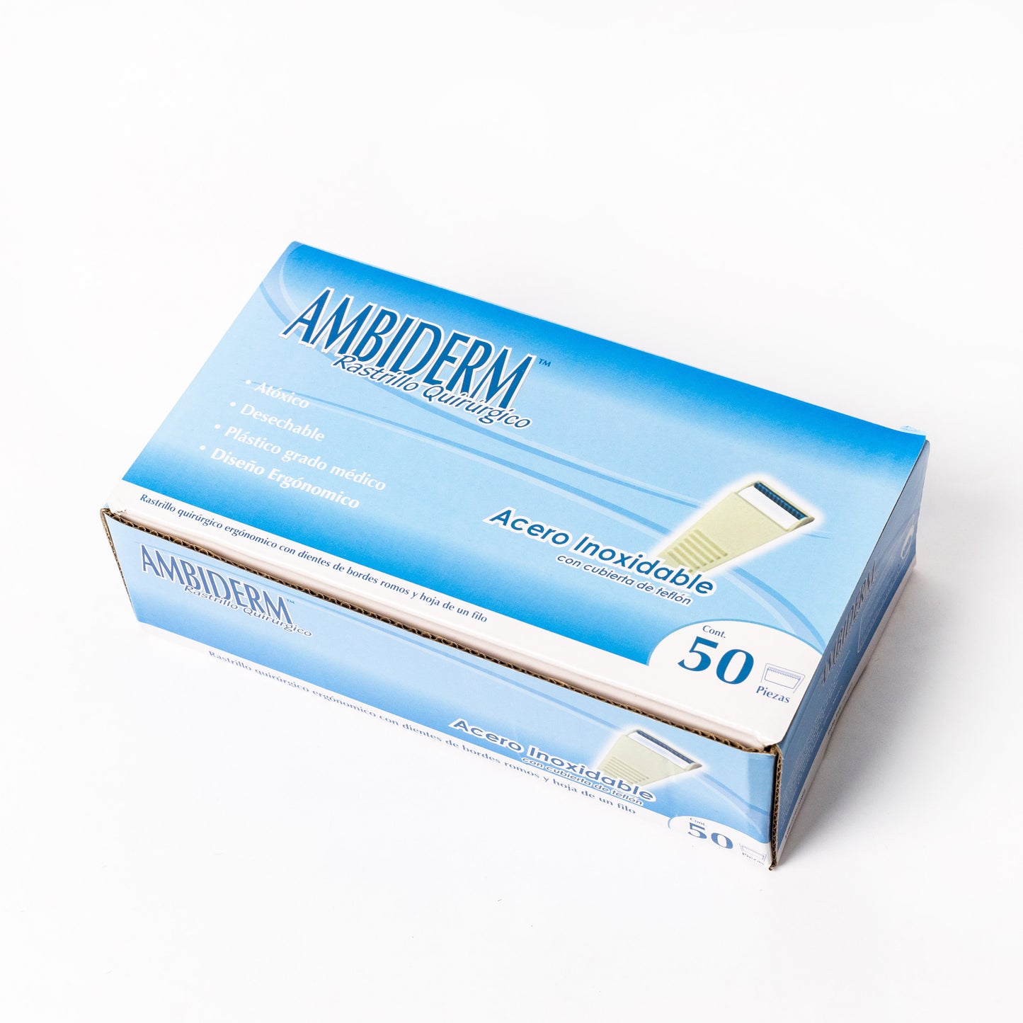 AMBIDERM - RASTRILLO ERGONOMICO UN FILO C/50