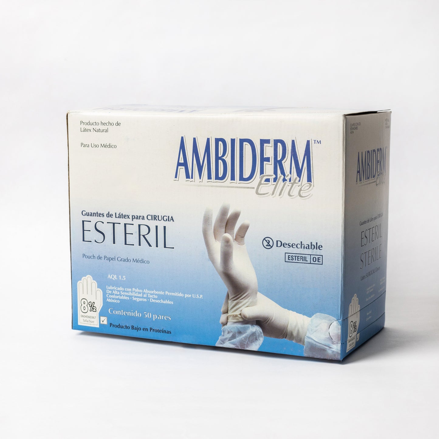 AMBIDERM - GUANTE CIRUJANO TALLA 7 C/50 PARES
