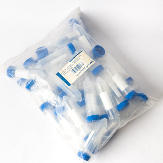 CRM GLOBE - TUBO CONICO TAPA AZUL 50ml C/50