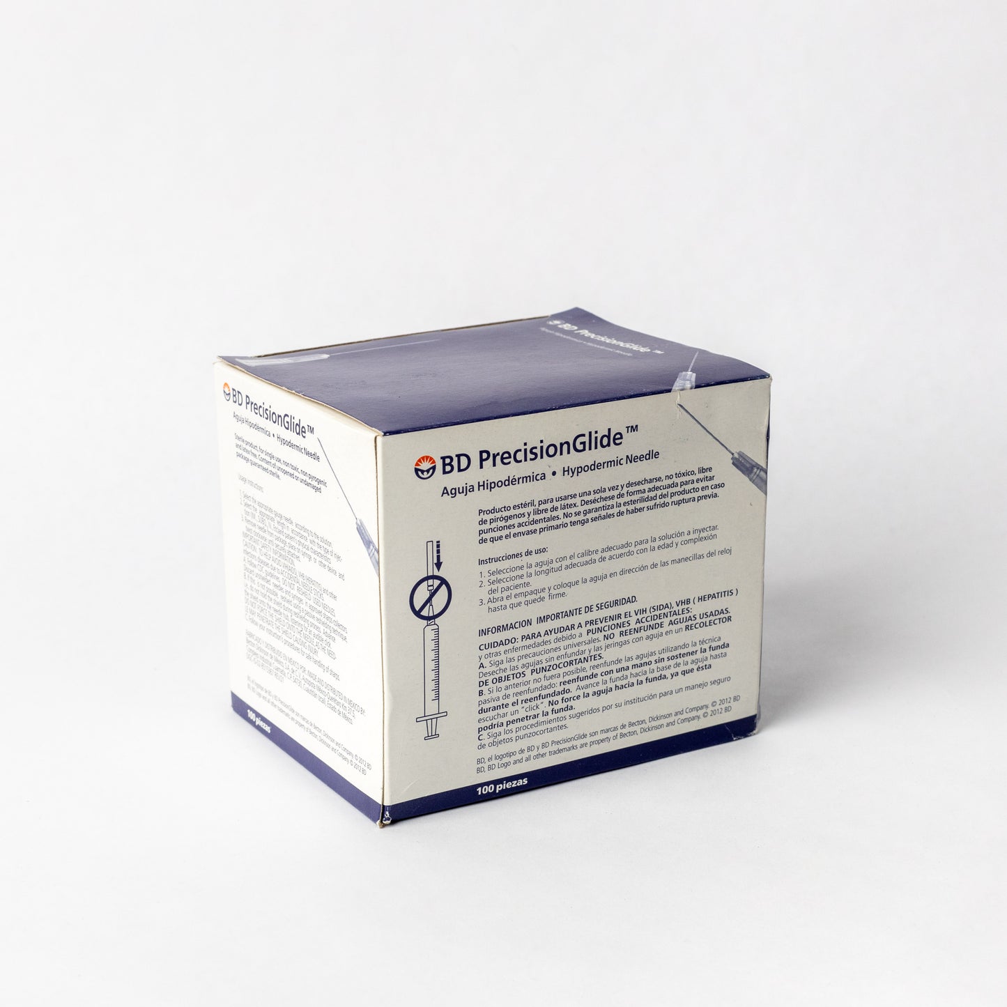 BD VACUTAINER- AGUJA HIPODERMICA NARANJA 25Gx16mm C/100