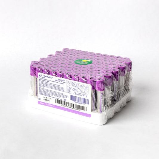 BD VACUTAINER - TUBO LILA 4ml C/100