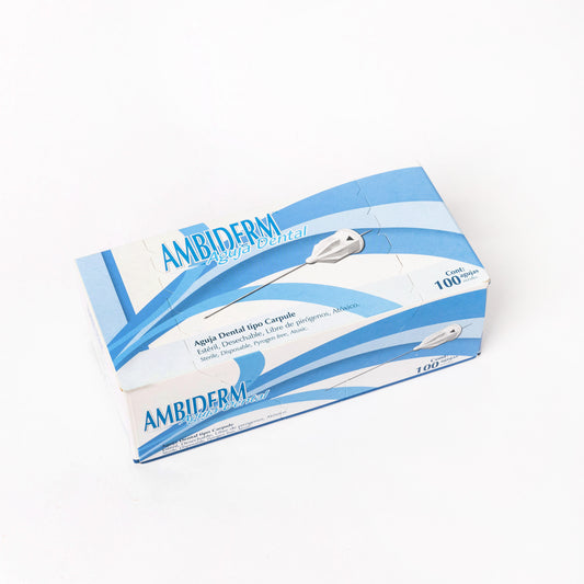AMBIDERM - AGUJA DENTAL LARGA 27G 04x40mm C/100