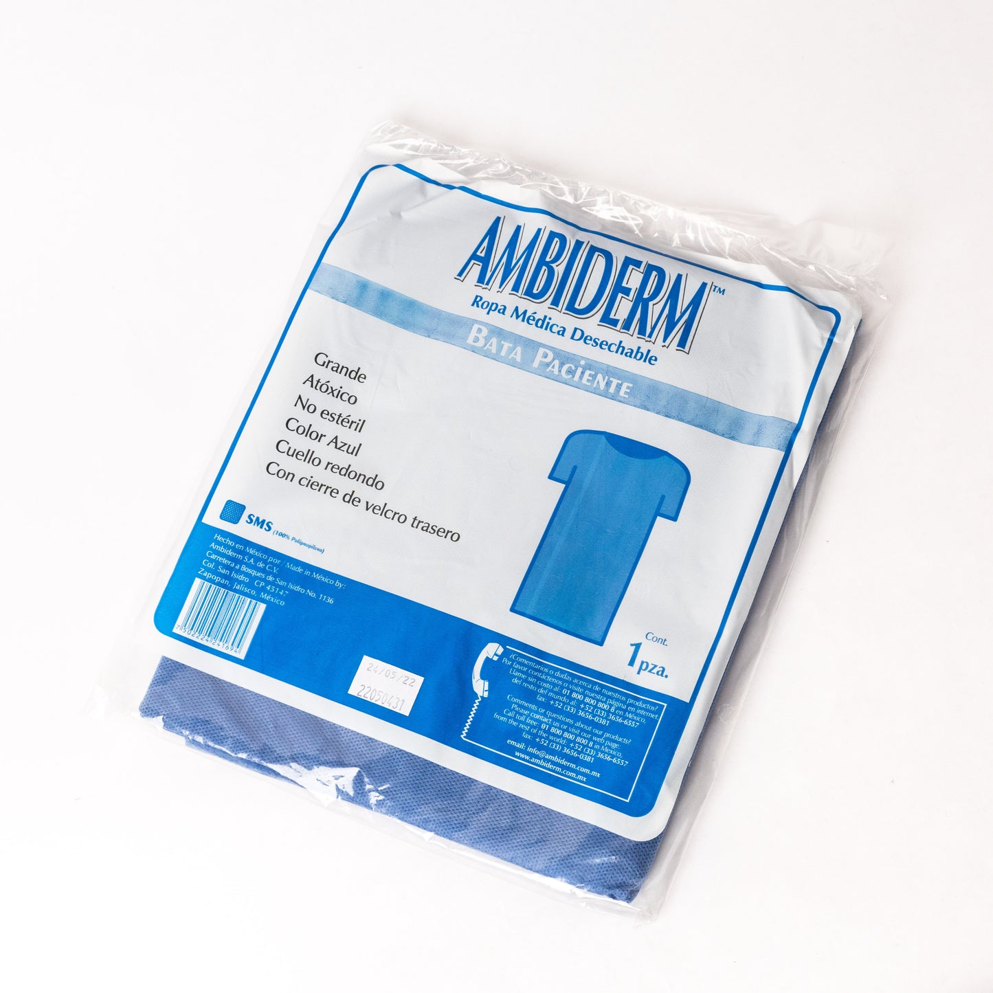 AMBIDERM - BATA PACIENTE NO ESTERIL G