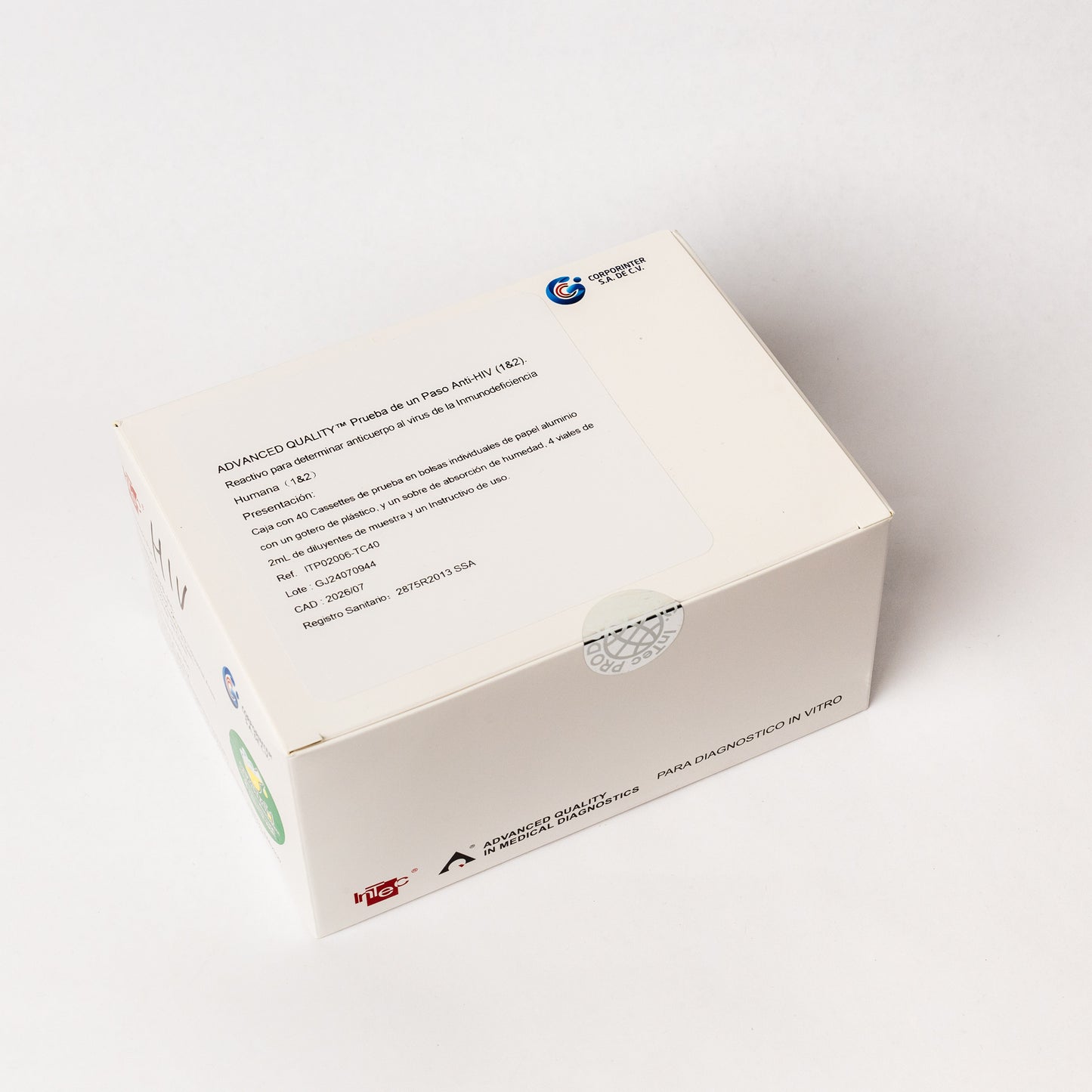 INTEC-HIV TIPO 1y2 C/40