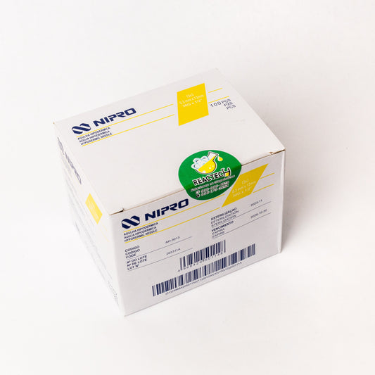 NIPRO-AGUJA HIPODERMICA AMARILLA 30GX13mm C/100