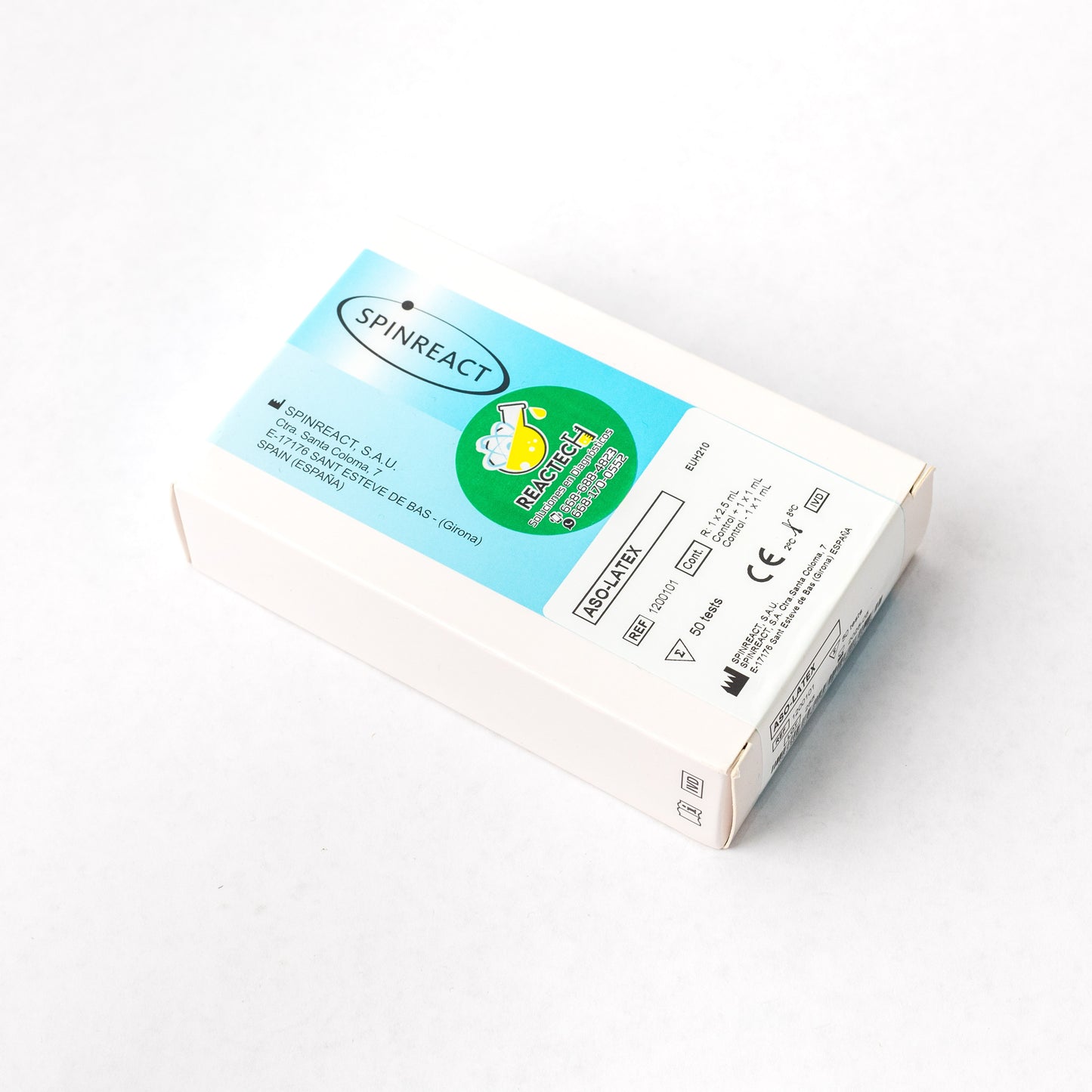 SPINREACT - ANTIESTREPTOLISINA ASO LATEX C/50 Cod. 1200101