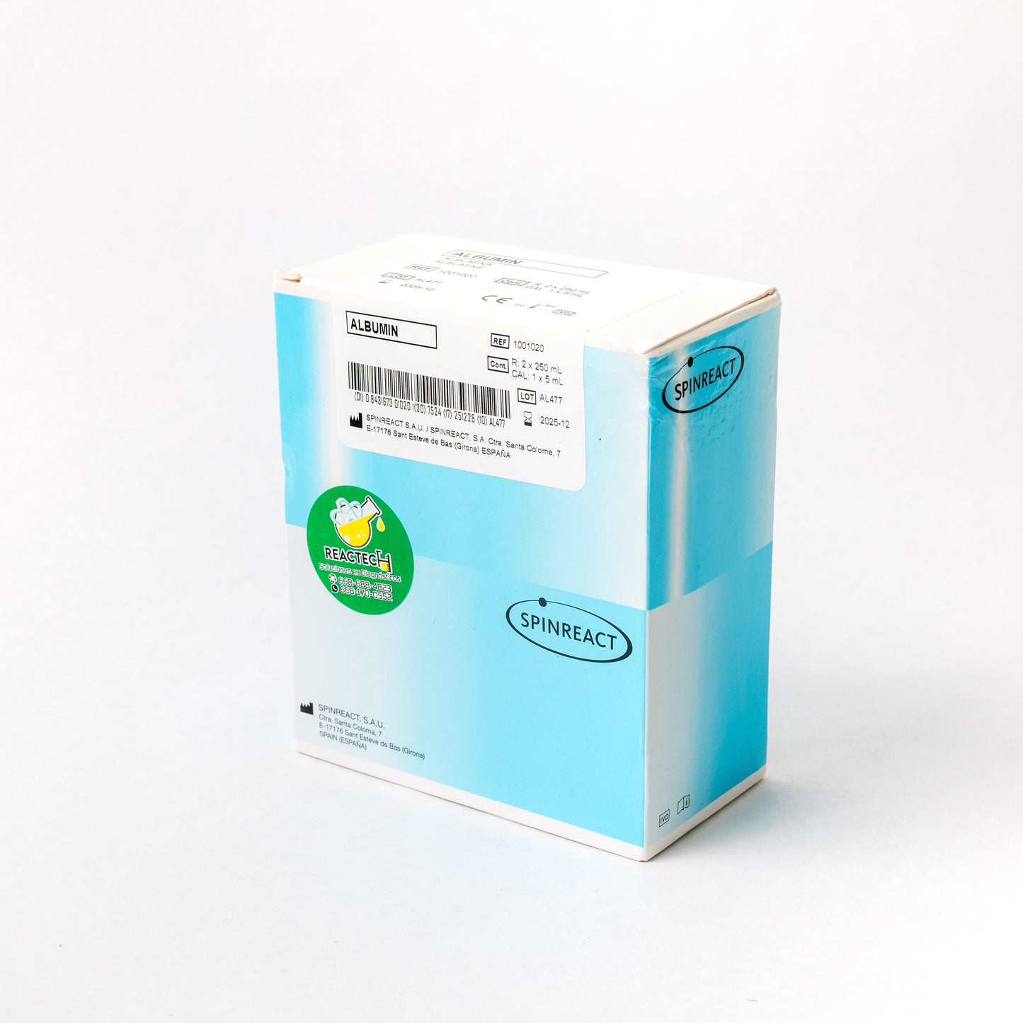 SPINREACT - ALBUMINA 2x250ml cod. 1001020