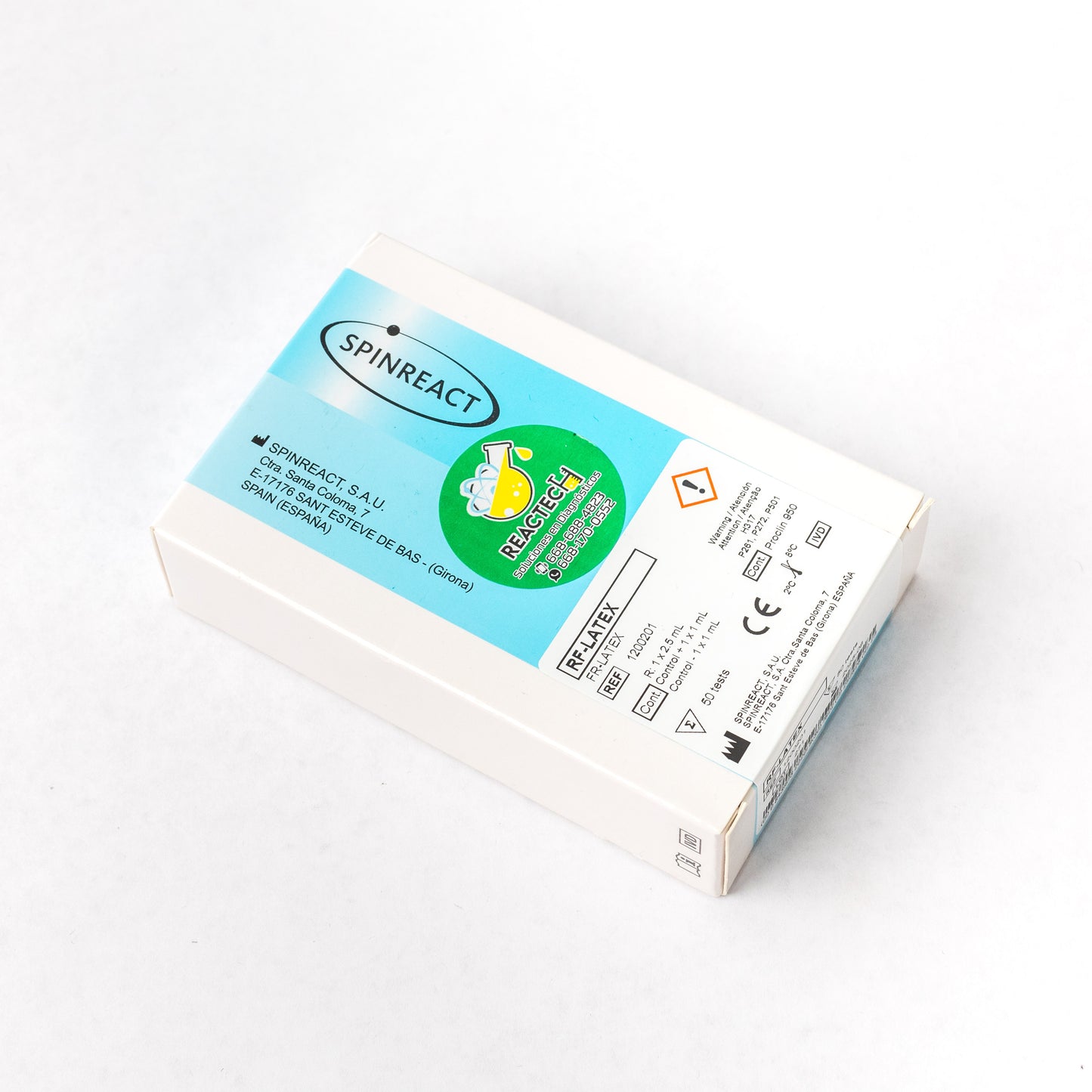 SPINREACT - FACTOR REUMATOIDE FR LATEX C/50 Cod. 1200201