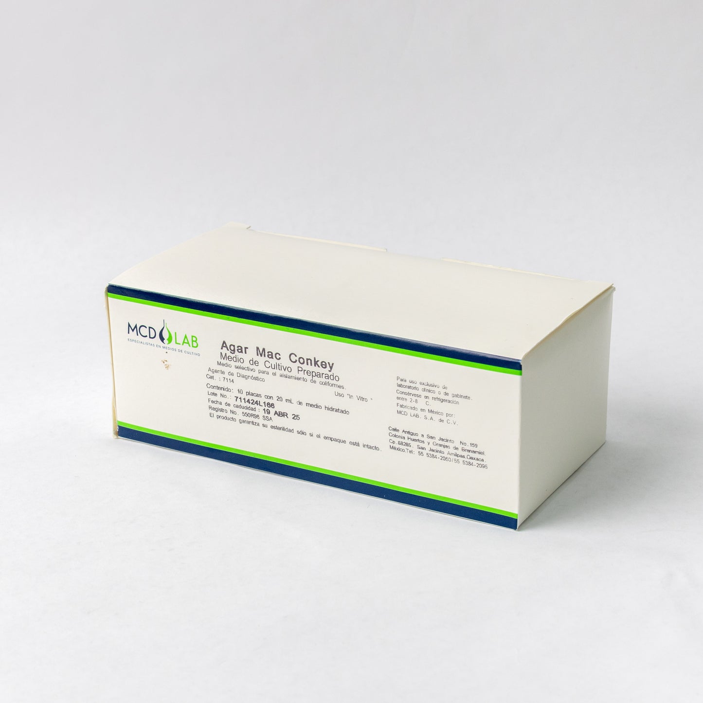 MCD LAB - AGAR MAC CONKEY C/10 PLACAS cat. 7114