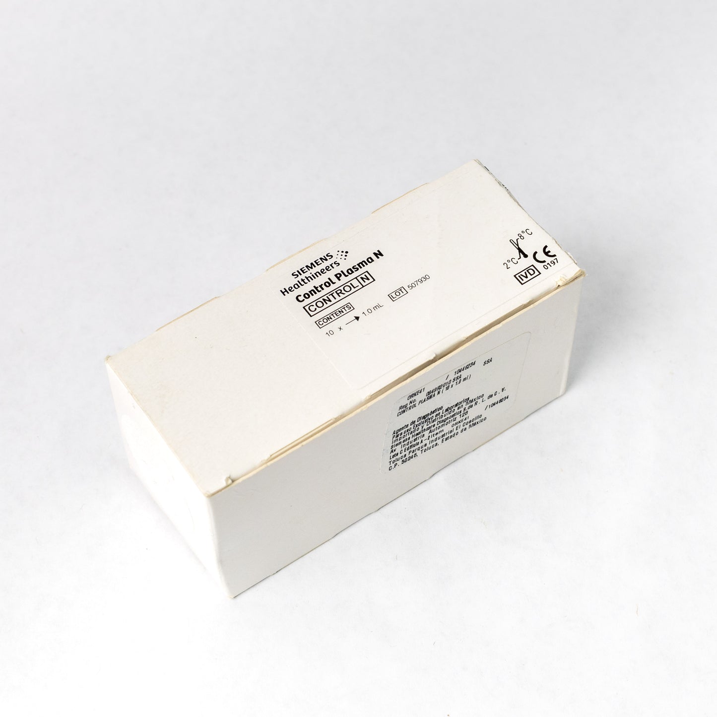 SIEMENS-CONTROL PLASMA N (COAGULACION) 10X1 ML