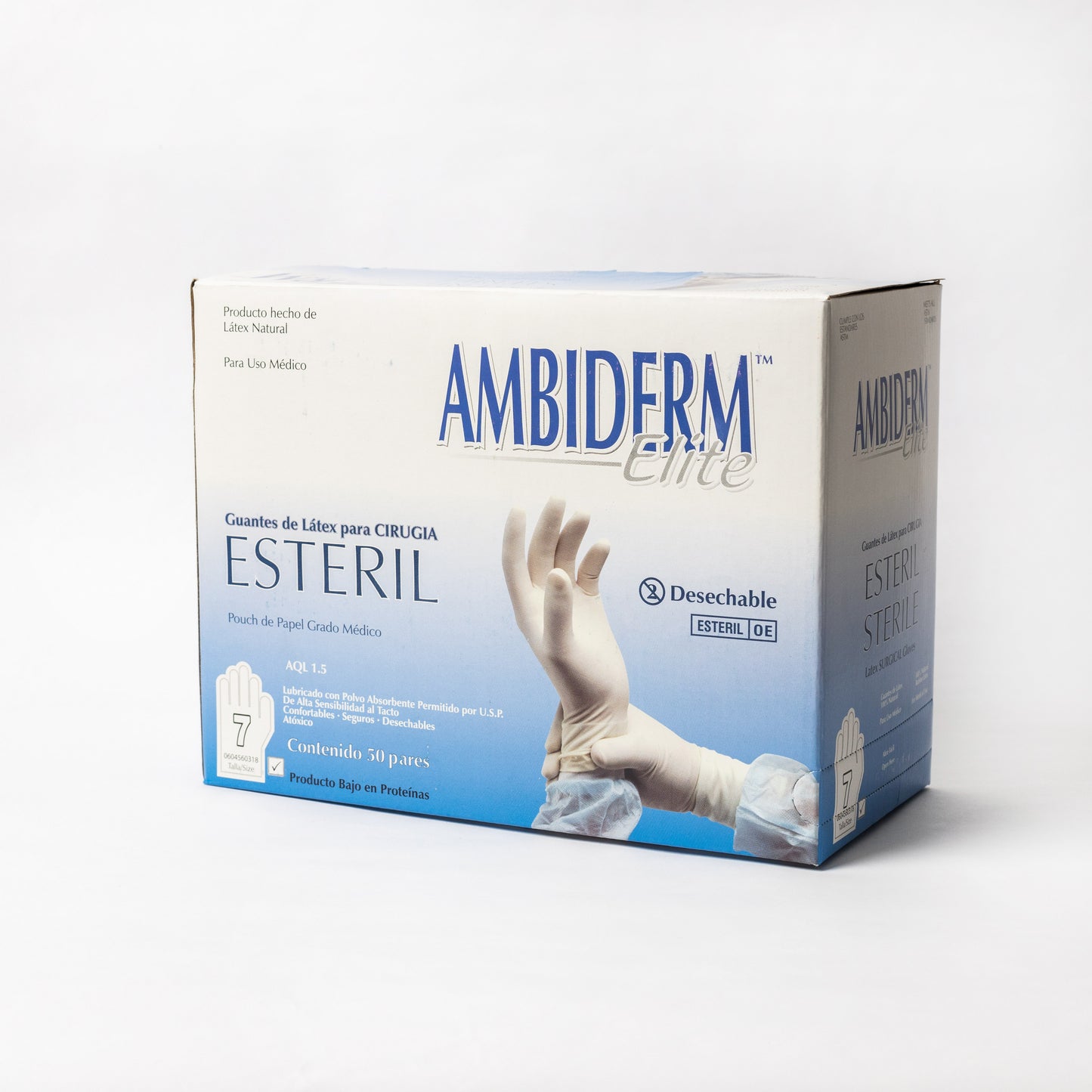 AMBIDERM - GUANTE CIRUJANO TALLA 6 C/50 PARES