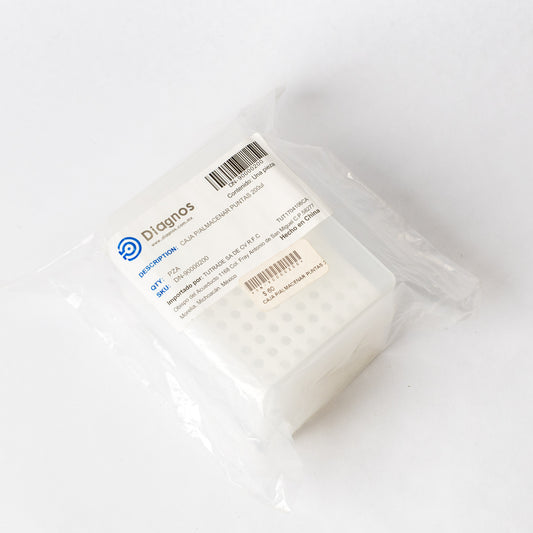 DIAGNOS - CAJA P/ALMACENAR PUNTILLAS 200µL (AMARILLAS)