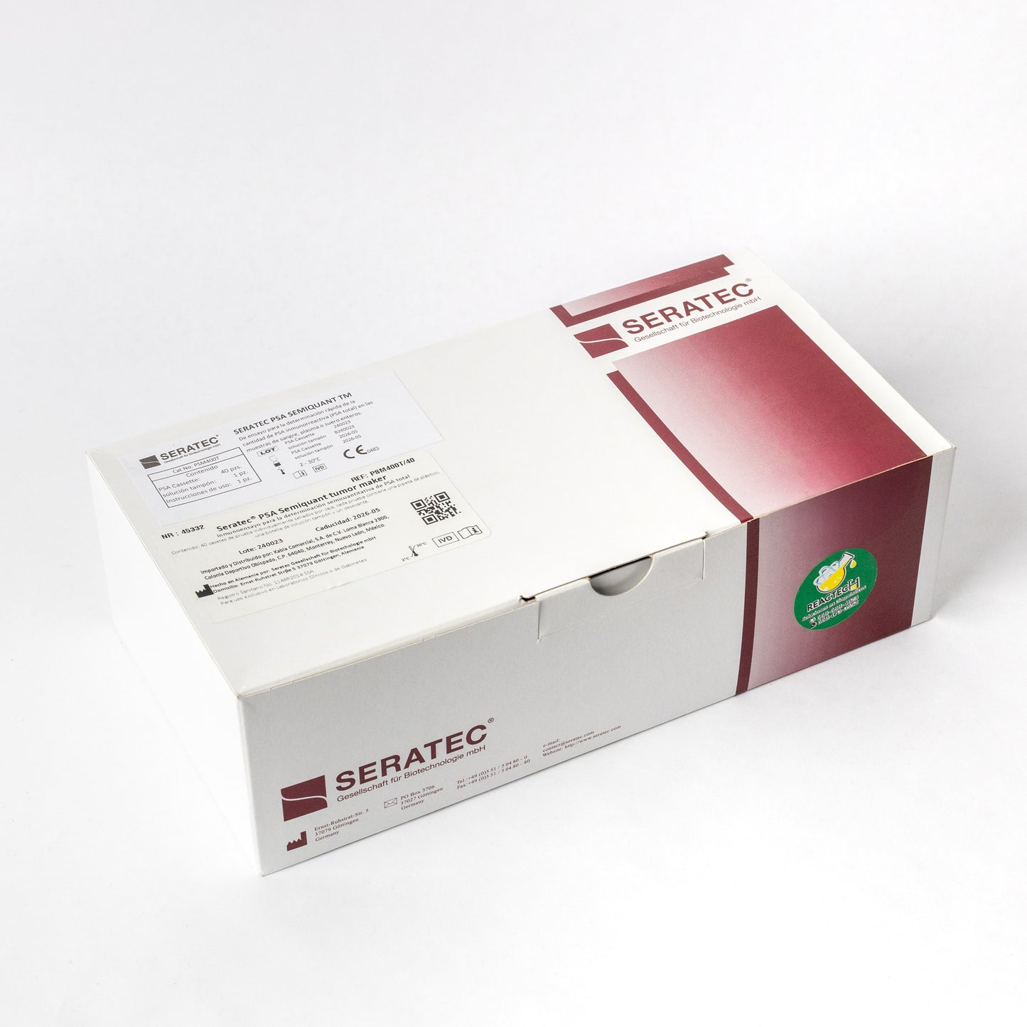 SERATEC-PRUEBA RAPIDA PSA C/40