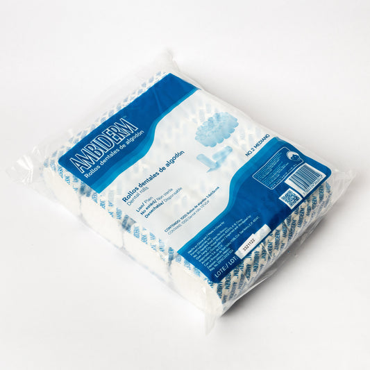 AMBIDERM - ROLLO DE ALGODON DENTAL LISO C/1000