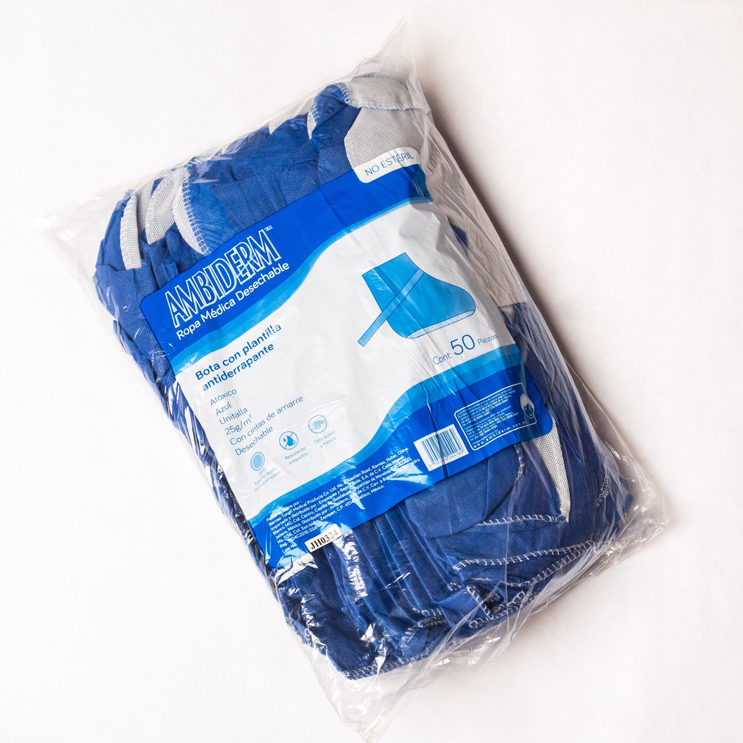 AMBIDERM-Bota con Plantilla Antiderrapante C/25 Pares