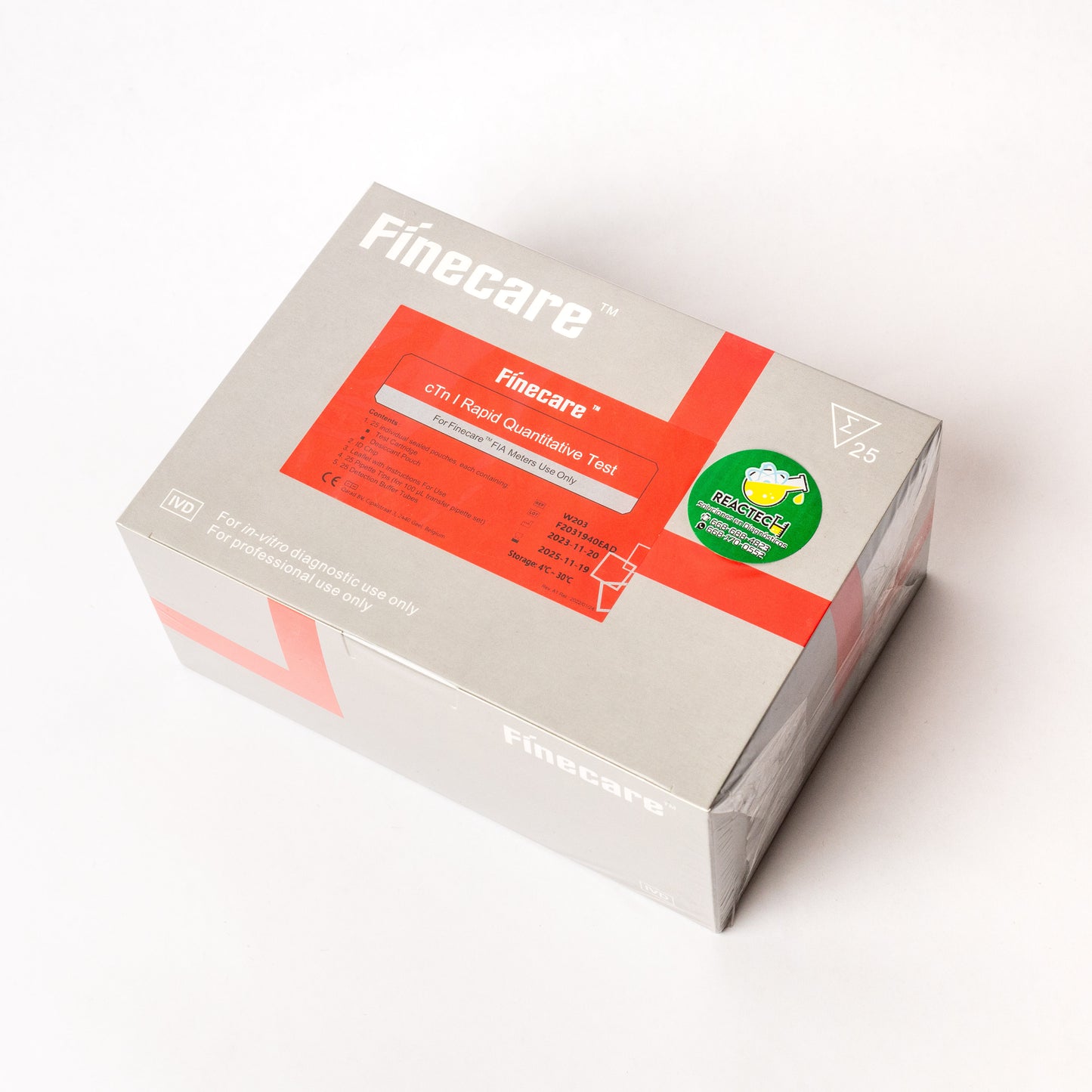 FINECARE - cTnI C/25 (TROPONINA) WONDFO