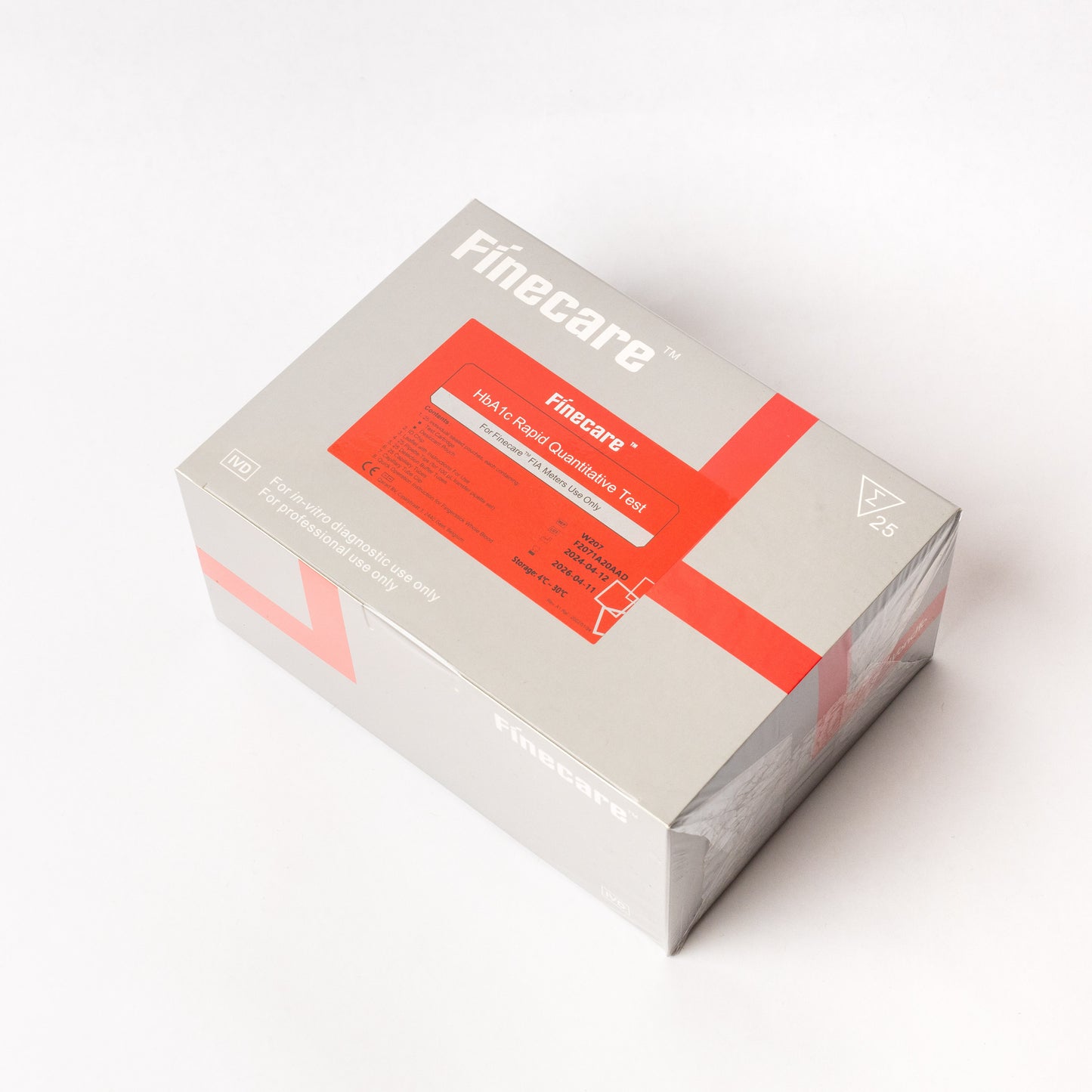 FINECARE - HBA1C HEMOGLOBINA GLICOSILADA C/25 WONDFO